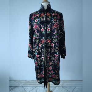 Cheongsam Black Embroidered Jacket